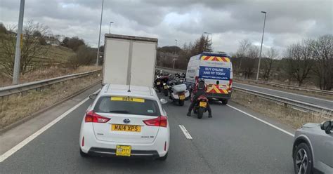 The <b>A56</b> is closed in both directions near <b>Haslingden</b>. . A56 haslingden accident today